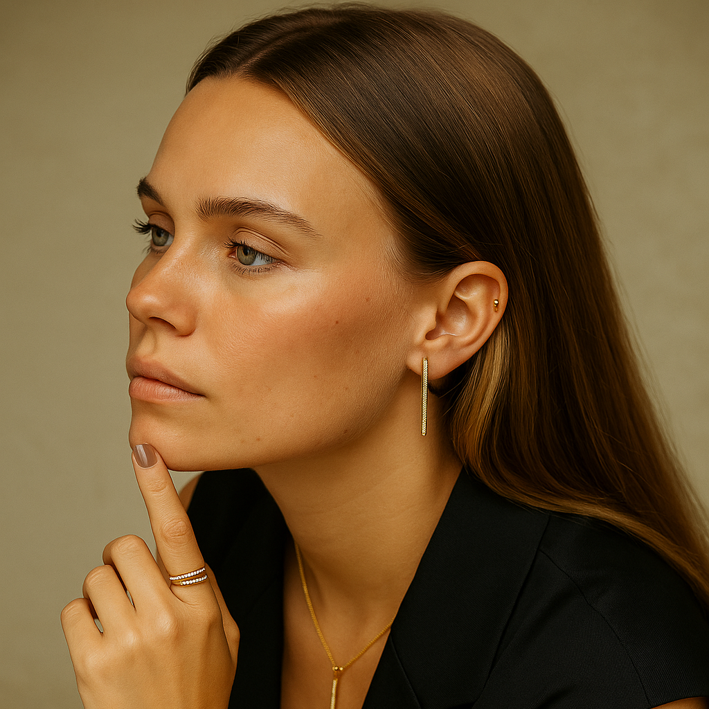 Pendientes caída de Circonitas