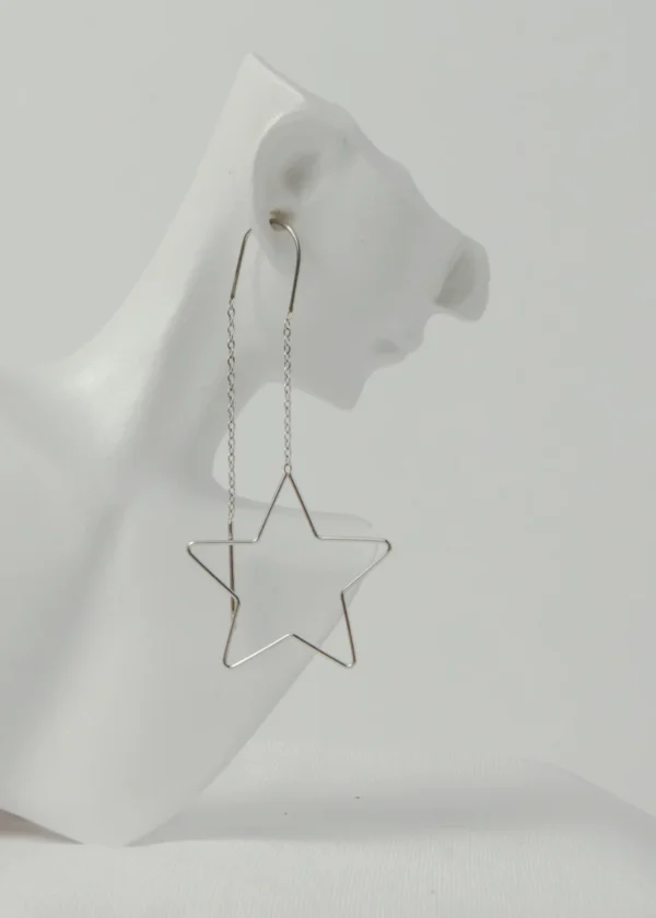 Pendientes Estrella Colgando - Imagen 2